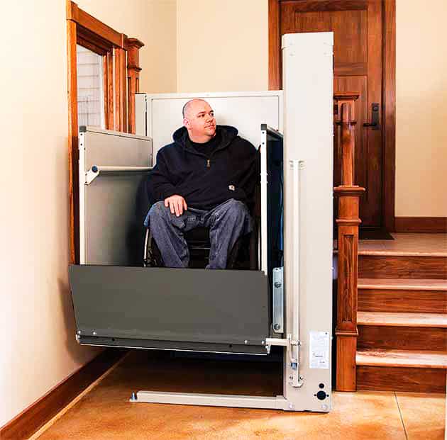 vpl - vertical platform porchlift in Tucson AZ ADA business commercial installation